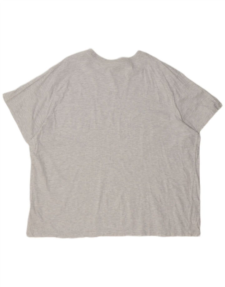 Dickies Mens T-Shirt Top 4XL Grey Flecked Cotton