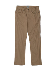 DKNY Mens Straight Casual Trousers W30 L30 Beige Cotton