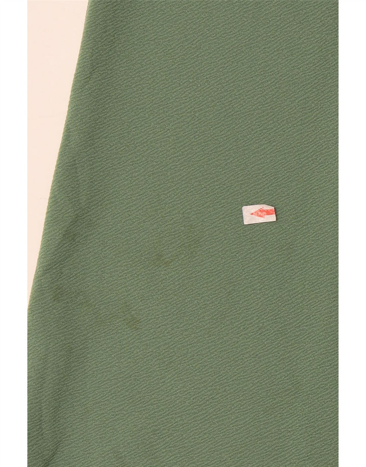Zara Womens 3/4 Sleeve Oversized Shift Dress UK 10 Small Green