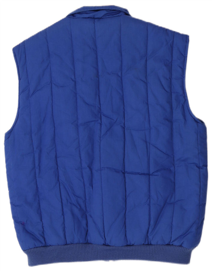 Life Line Mens Padded Gilet UK 40 Large Blue Polyester