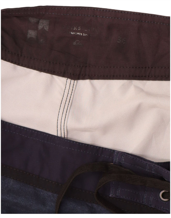 Quiksilver Mens Graphic Swimming Shorts Large Multicoloured Colourblock