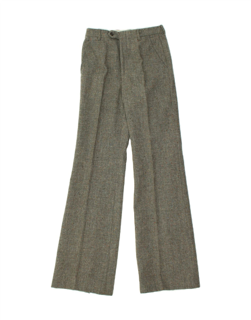 VINTAGE Womens Flare Chino Trousers W26 L32 Grey | Vintage Vintage | Thrift | Second-Hand Vintage | Used Clothing | Messina Hembry 