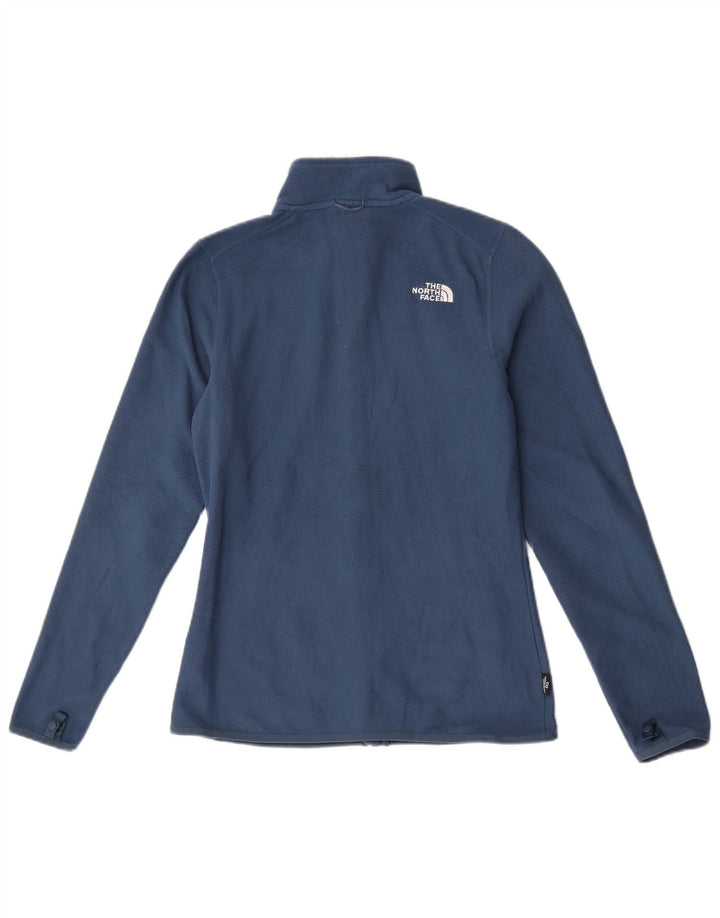 The North Face Womens Liner Fleece Jacket UK 14 Medium Blue Polyester