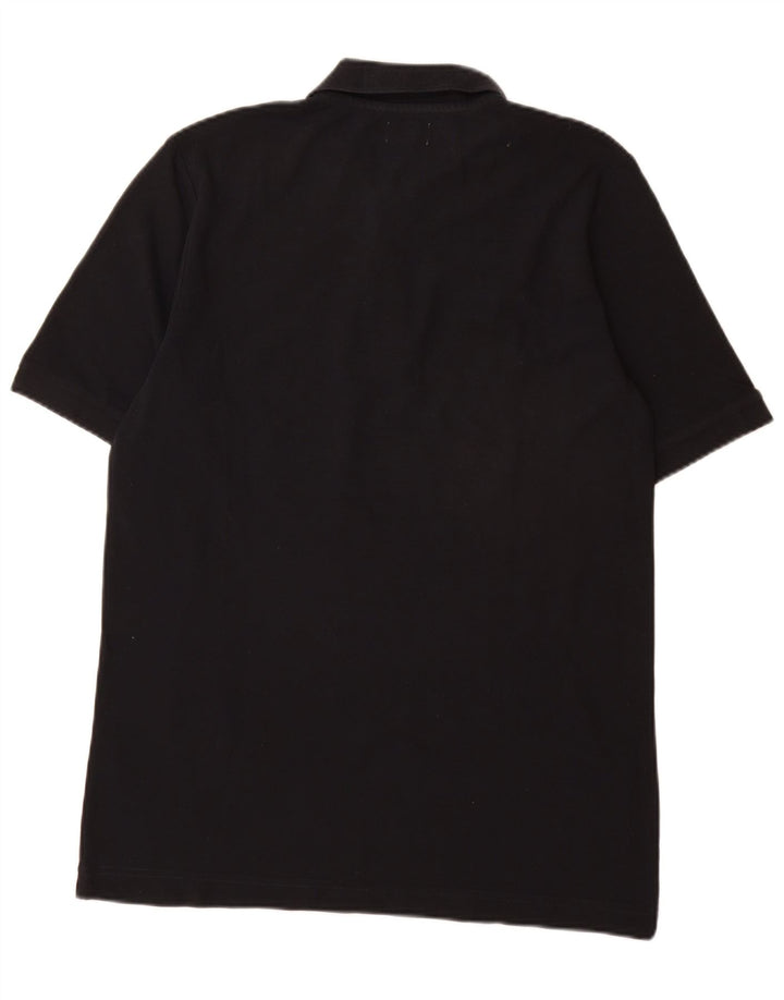 Kappa Mens Polo Shirt Large Black Cotton