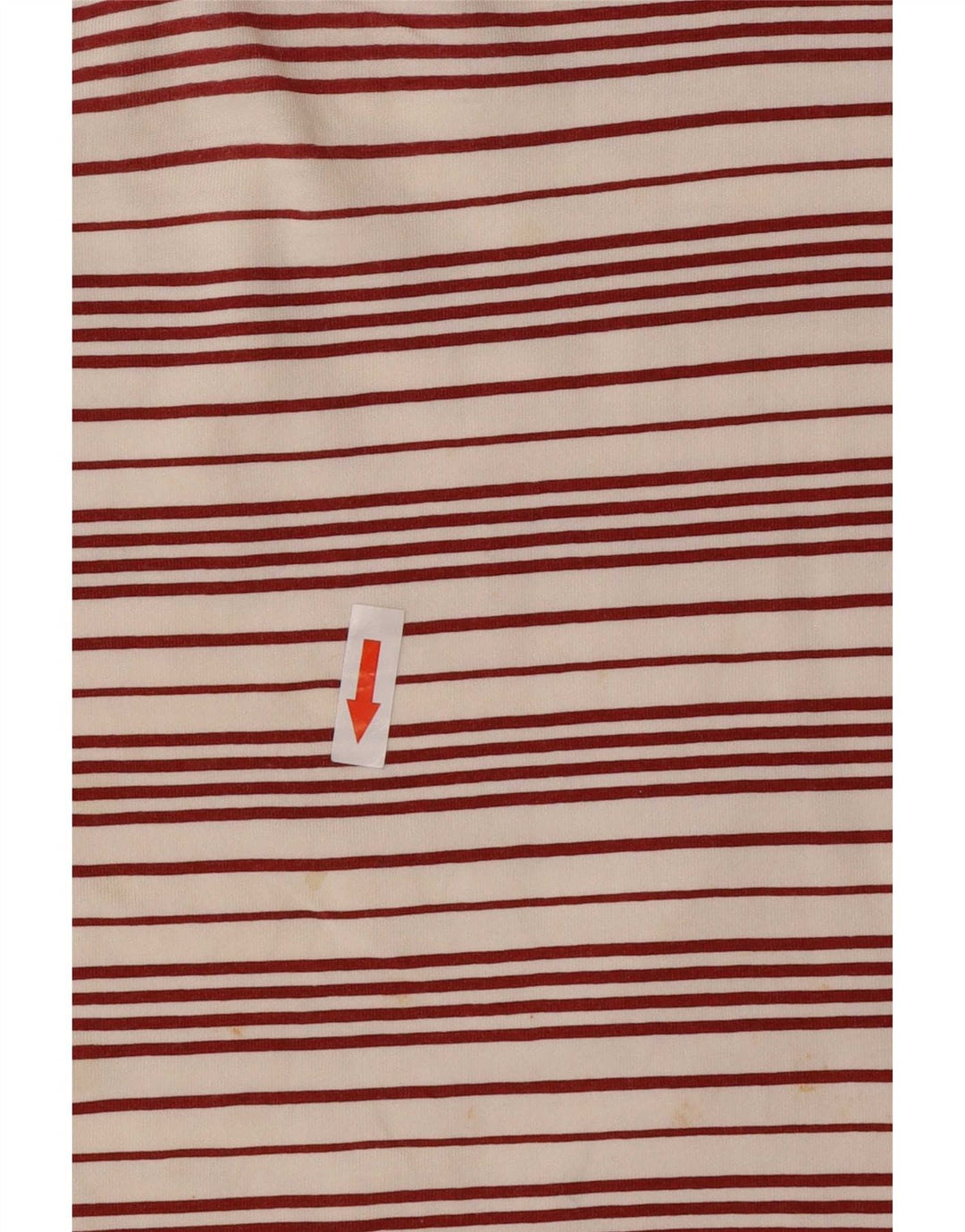 Sergio Tacchini Womens T-Shirt Top IT 44 Medium White Striped Polyester