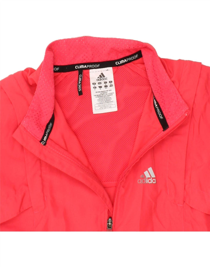 ADIDAS Womens Clima 365 Tracksuit Top Jacket UK 16 Large Pink Polyester Vintage Adidas and Second-Hand Adidas from Messina Hembry 