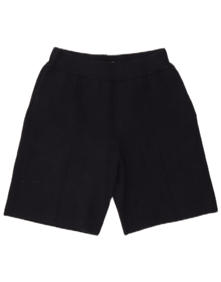 Zara Mens Casual Shorts Medium W31  Navy Blue Cotton