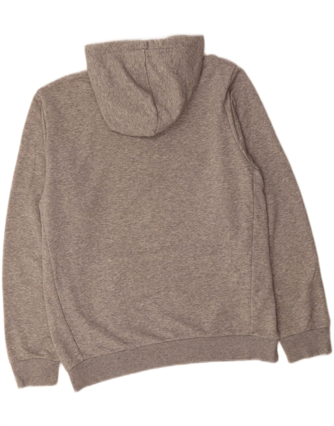 ADIDAS Mens Graphic Hoodie Jumper Medium Grey Cotton Vintage Adidas and Second-Hand Adidas from Messina Hembry 