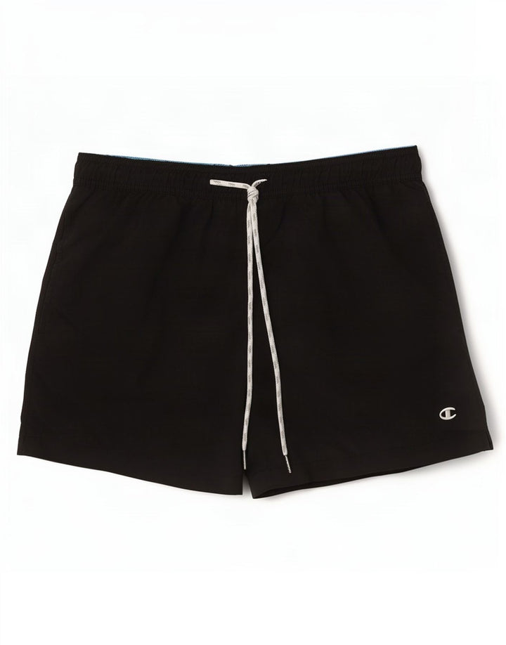 Champion Mens Swimming Shorts Small Black Polyamide
