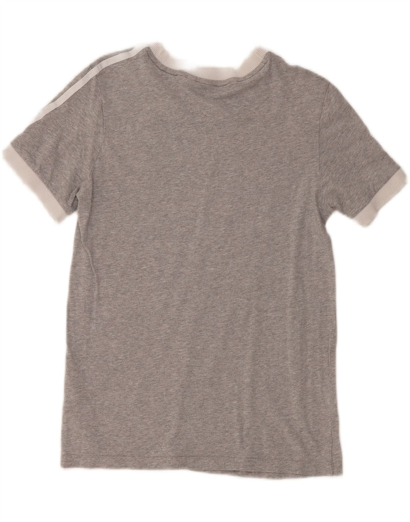 ADIDAS Womens T-Shirt Top UK 12 Medium Grey Cotton Vintage Adidas and Second-Hand Adidas from Messina Hembry 