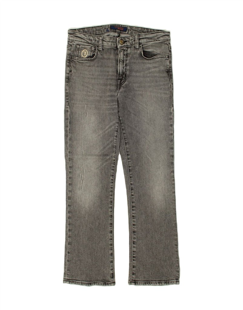 TRUSSARDI Womens Straight Jeans W29 L26  Grey Cotton Vintage Trussardi and Second-Hand Trussardi from Messina Hembry 