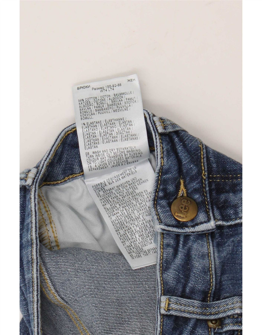 Lee Womens Breese Flared Jeans W29 L29 Blue Cotton