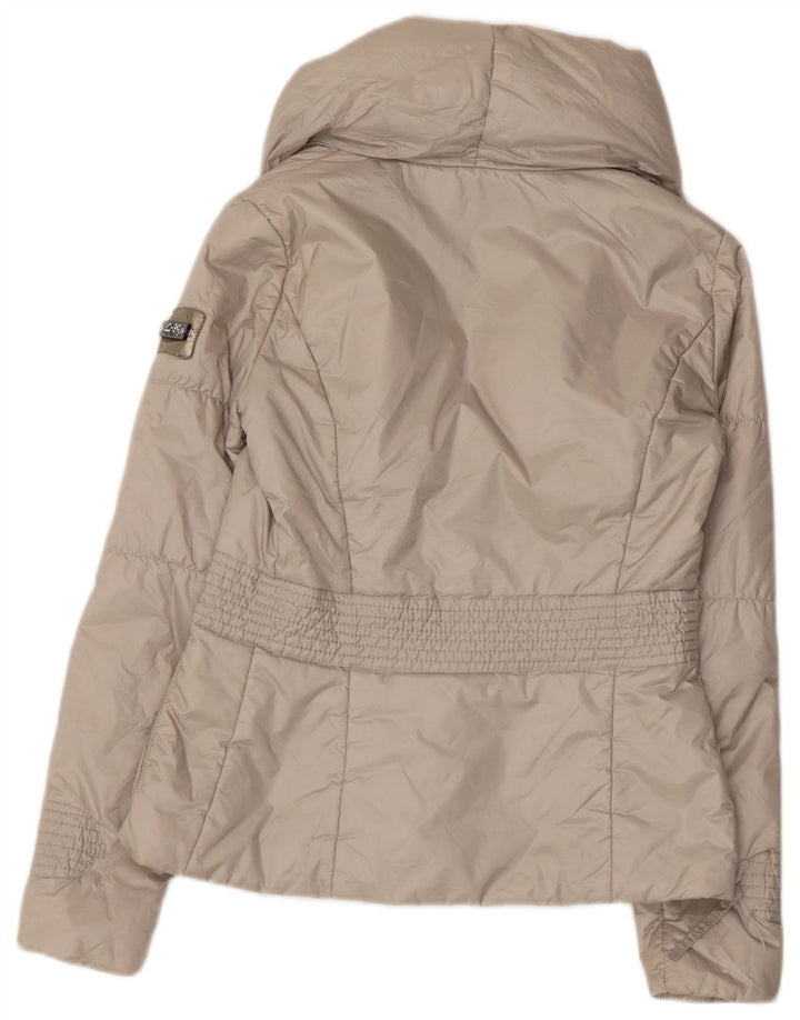 CESARE PACIOTTI 4US Womens Padded Jacket IT 42 Medium Grey Polyamide