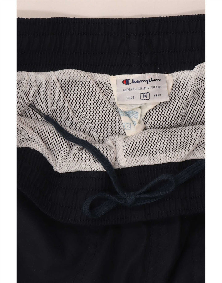 Champion Mens Tracksuit Trousers Medium  Navy Blue Polyester