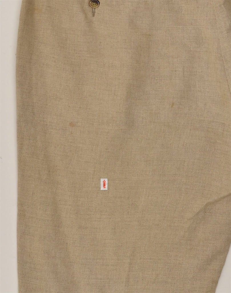 TOMMY HILFIGER Mens Pegged Suit Trousers W38 L32 Beige | Vintage Tommy Hilfiger | Thrift | Second-Hand Tommy Hilfiger | Used Clothing | Messina Hembry 