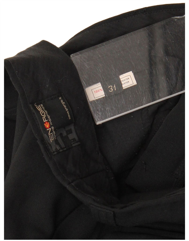 Energie Womens Bootcut Chino Trousers W31 L34 Black Polyester