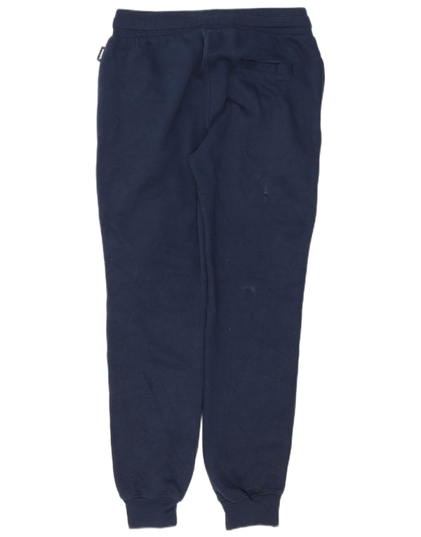 Bench Mens Graphic Tracksuit Trousers Joggers Medium Navy Blue Cotton