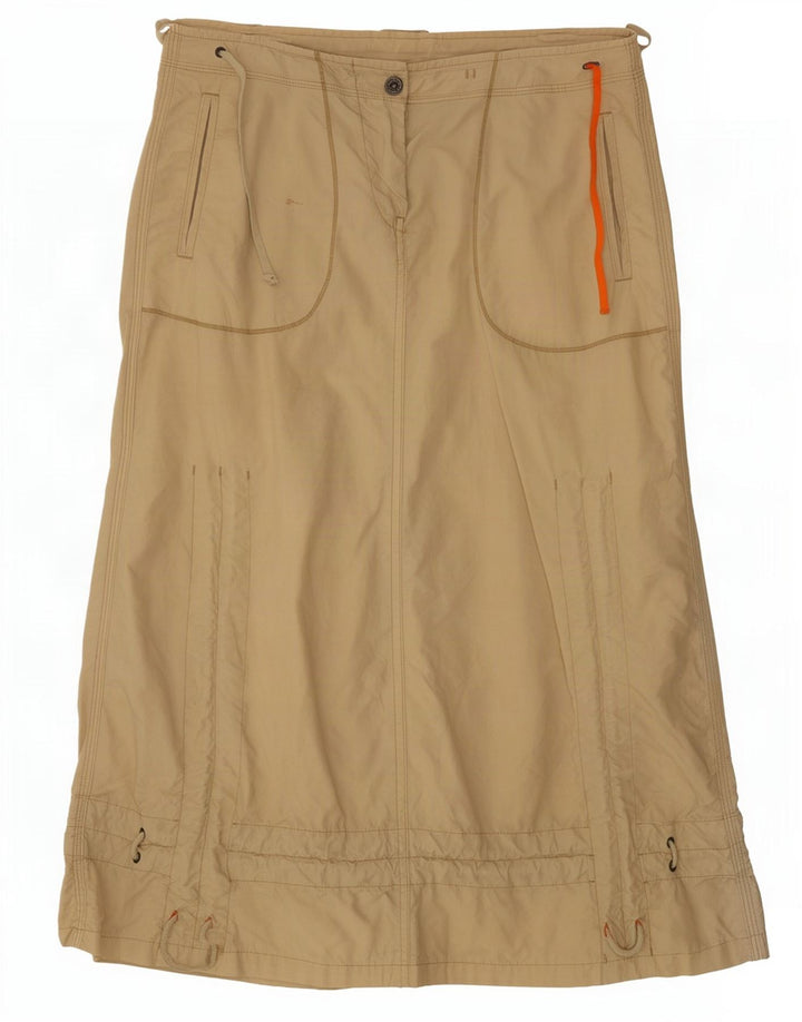 Murphy & Nye Womens A-Line Skirt W30 Medium Beige Cotton
