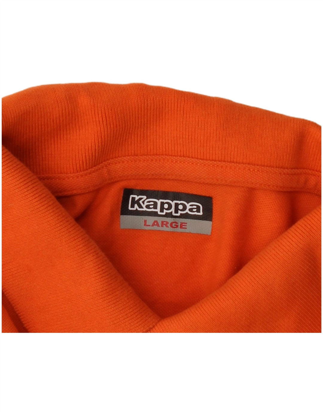 Kappa Mens Polo Shirt Large Orange