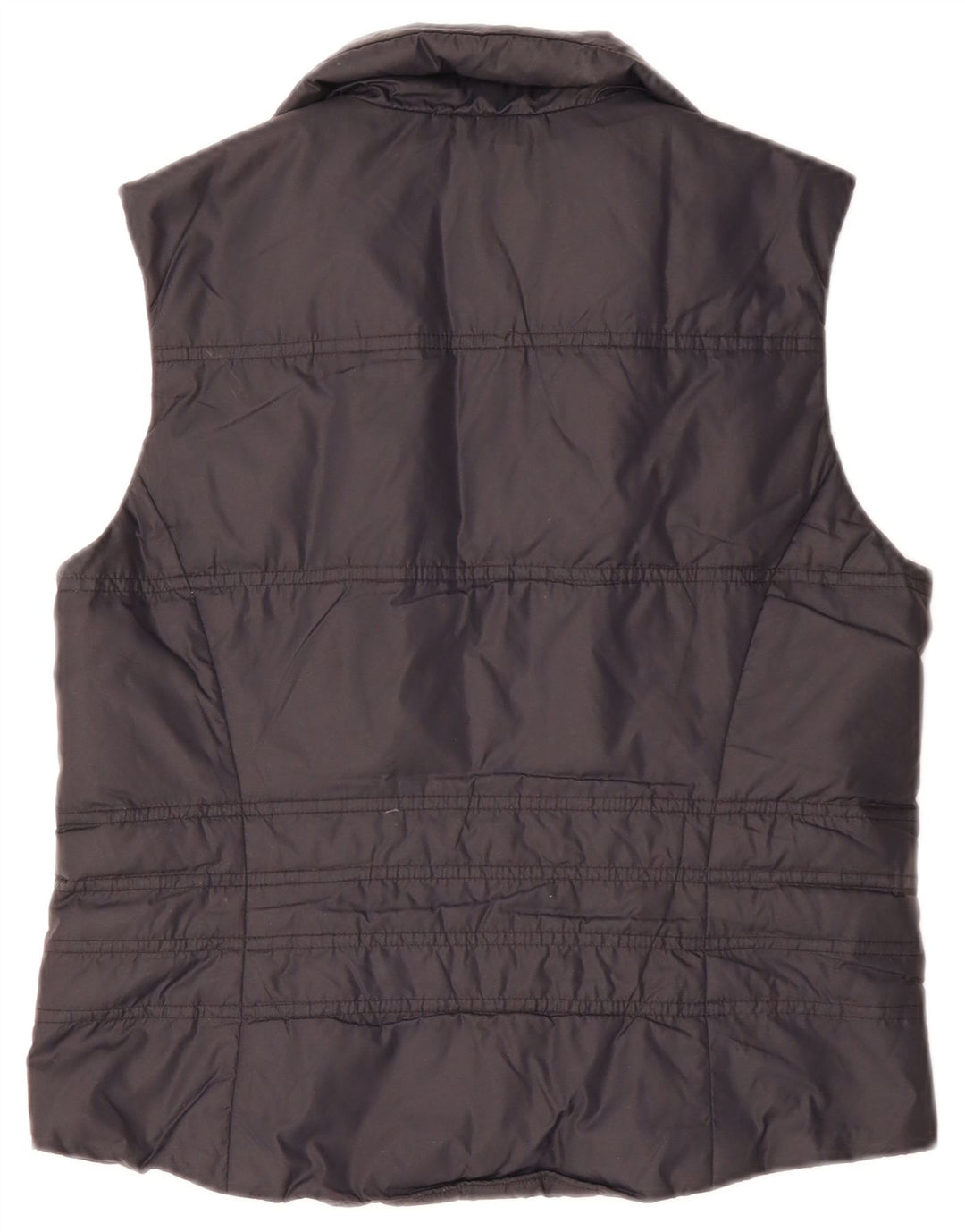 Gas Womens Padded Gilet UK 14 Medium Navy Blue Polyester