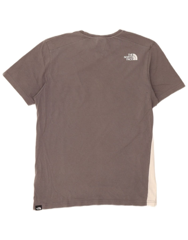 The North Face Mens Regular Graphic T-Shirt Top Small Grey Colourblock