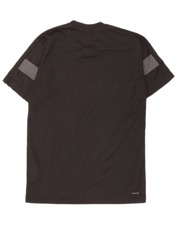 Adidas Mens T-Shirt Top XS Black Polyester