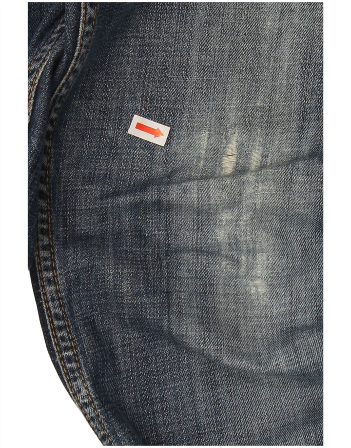 LEE Womens Knox Dart Straight Jeans W29 L29 Blue Cotton