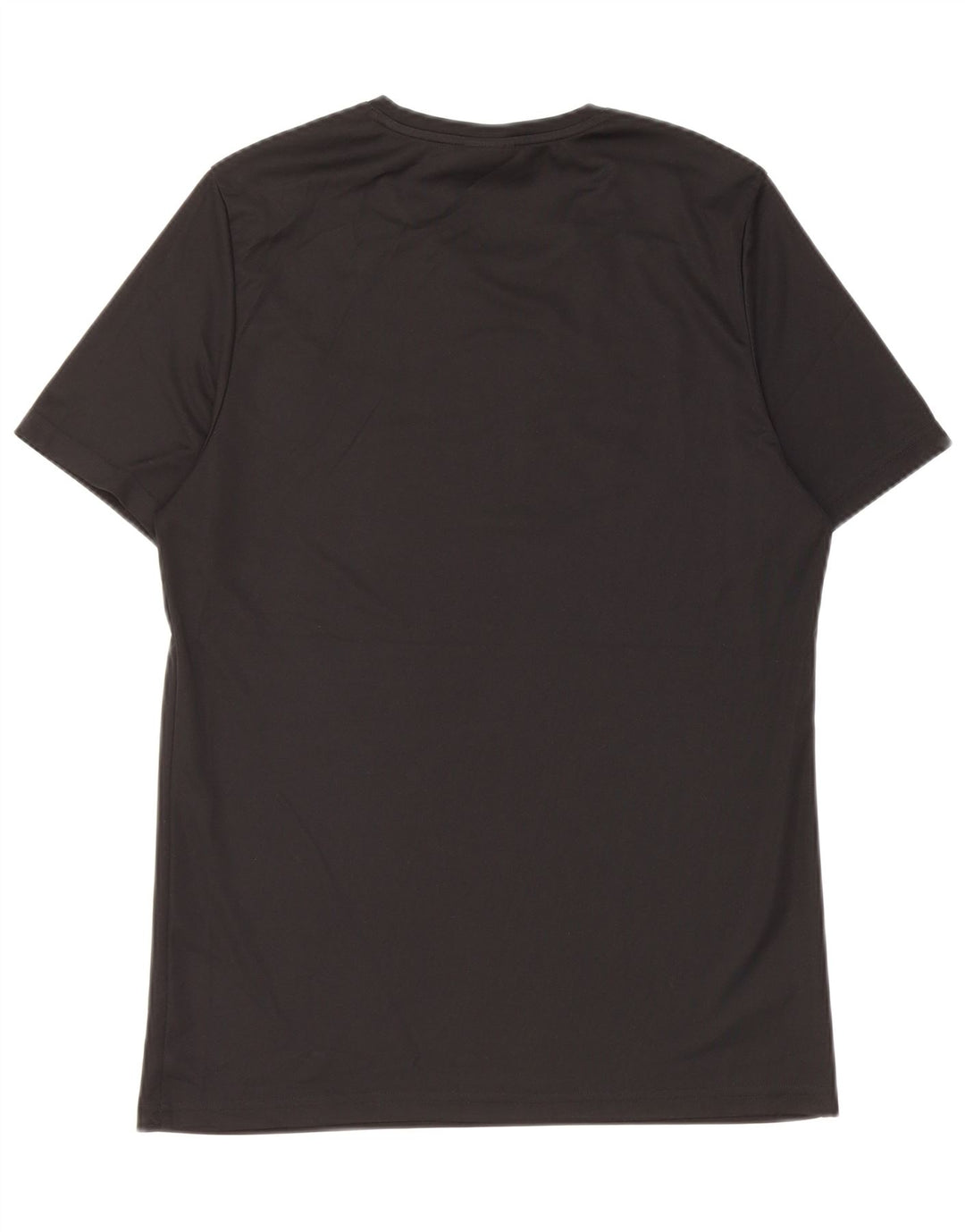 Reebok Mens Graphic T-Shirt Top Medium Black Polyester