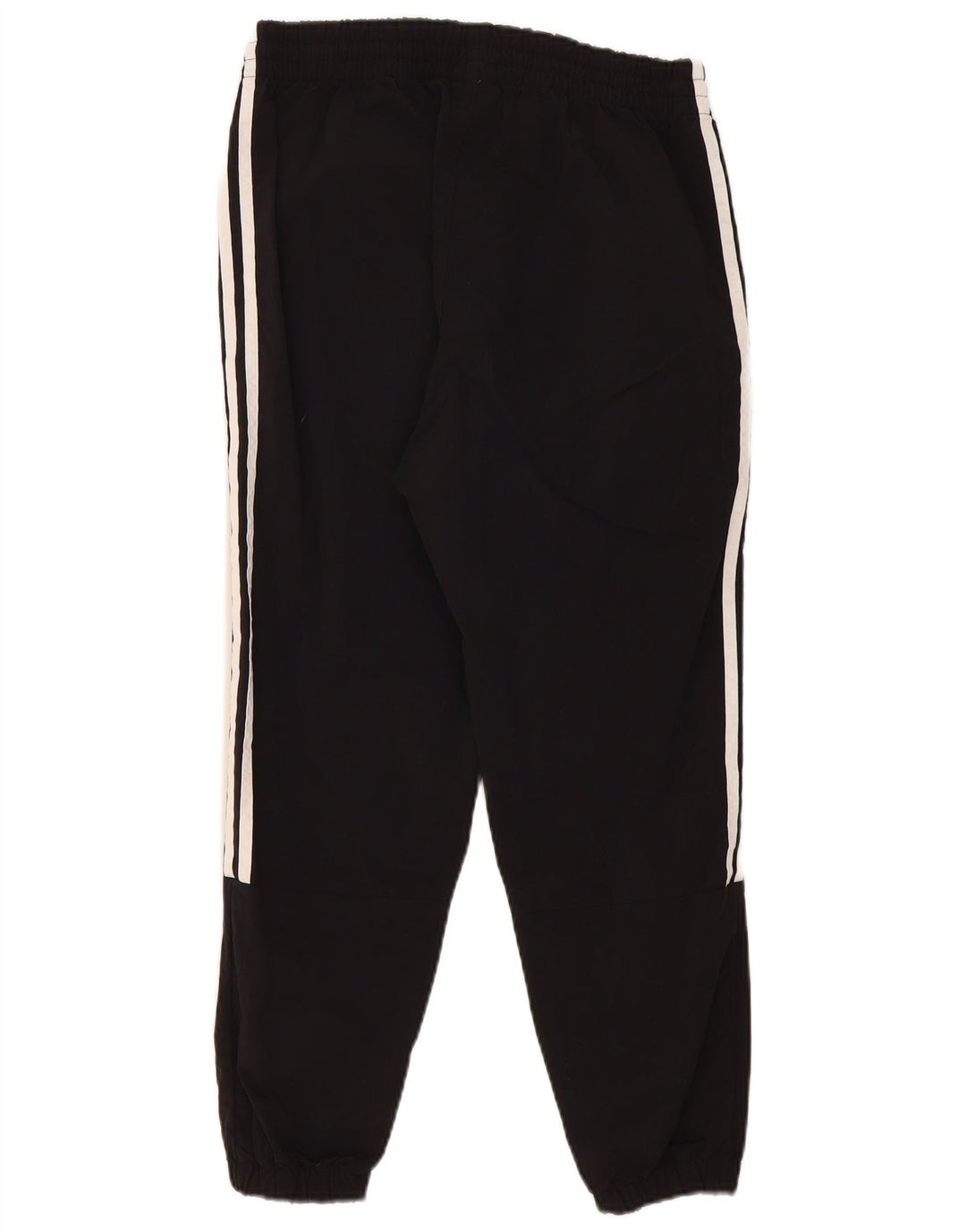 Adidas Mens Crop Tracksuit Trousers Joggers Medium Black Nylon