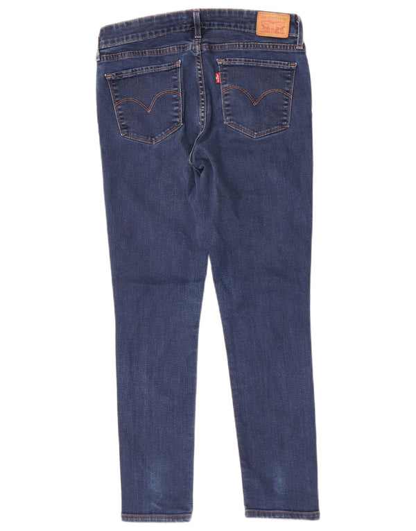 Levi's Womens 711 Skinny Jeans W27 L27 Blue Cotton