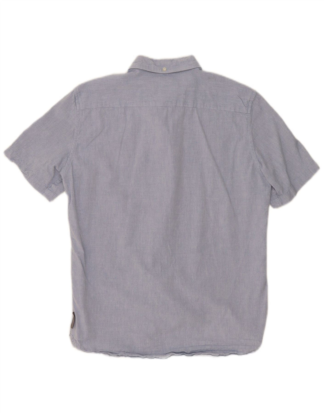 FRENCH CONNECTION Mens Short Sleeve Shirt Medium Blue Cotton