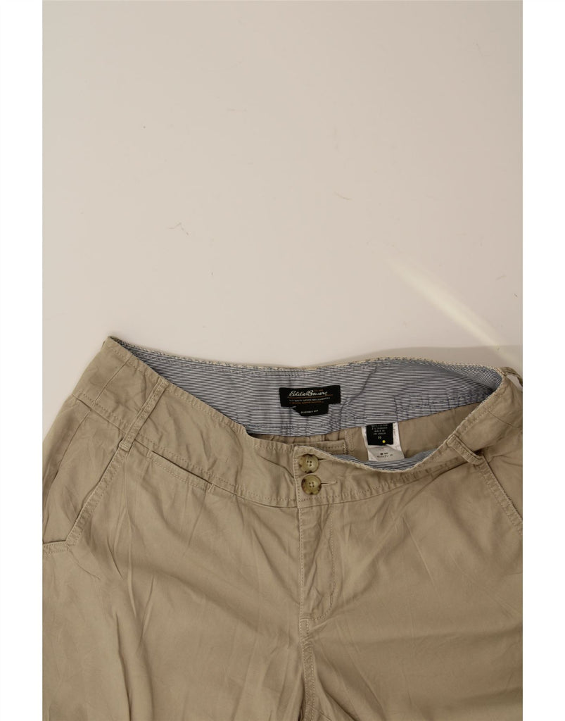 EDDIE BAUER Womens Blakely Fit Chino Shorts US 10 Large W27 Beige Cotton Vintage Eddie Bauer and Second-Hand Eddie Bauer from Messina Hembry 