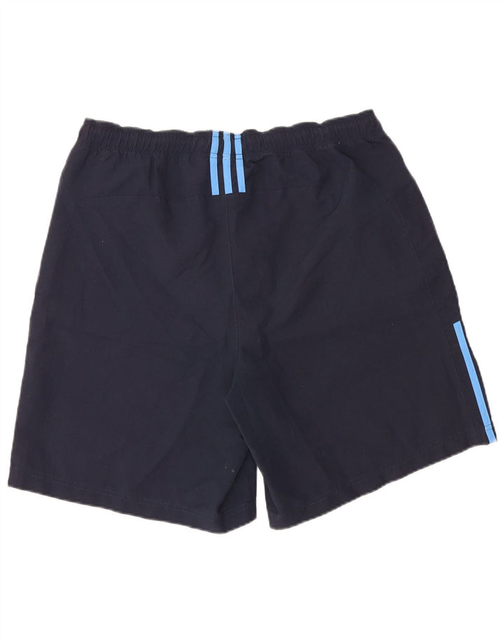 Adidas Mens Sport Shorts Large Navy Blue Polyester