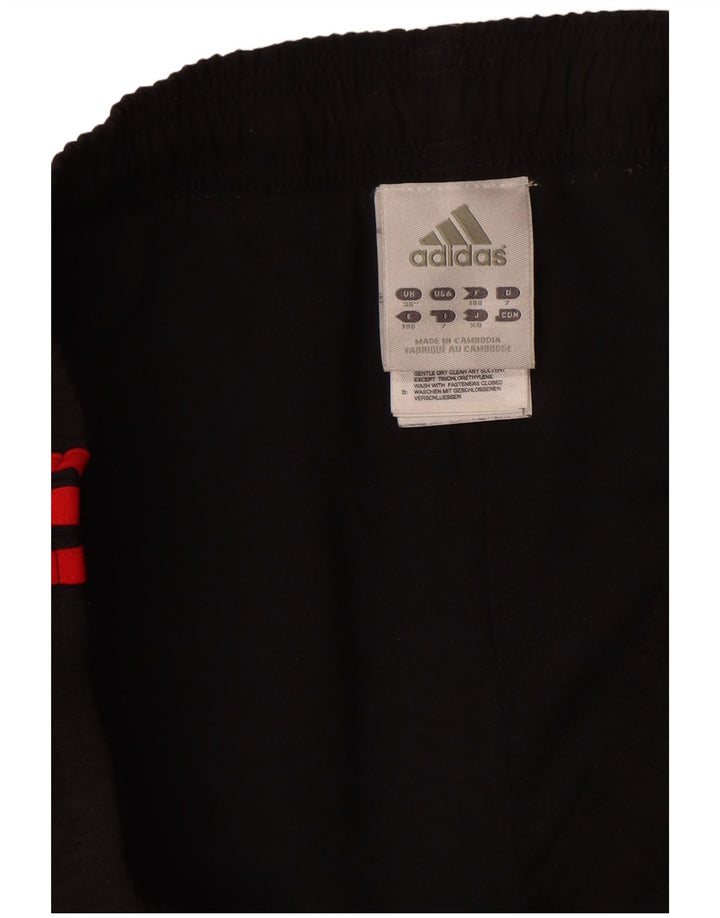 Adidas Mens Tracksuit Trousers Joggers Large Black Polyester