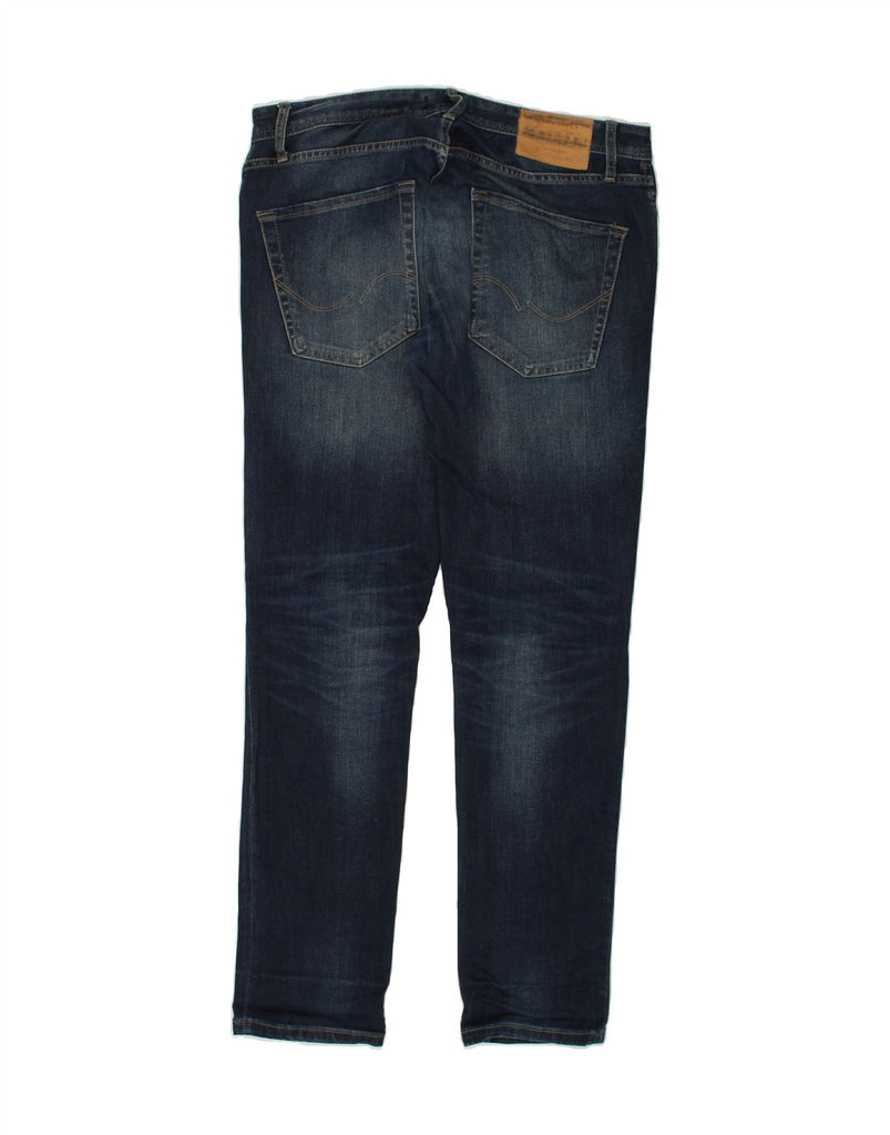 JACK & JONES Mens Slim Jeans W32 L32 Navy Blue Cotton | Vintage Jack & Jones | Thrift | Second-Hand Jack & Jones | Used Clothing | Messina Hembry 