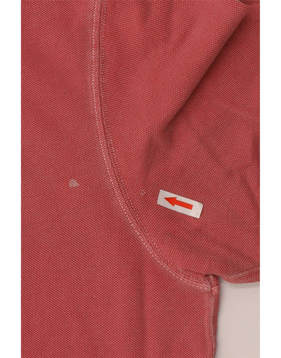 Tommy Hilfiger Mens Polo Shirt Large Red Cotton