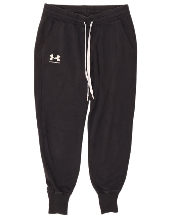 UNDER ARMOUR Womens Tracksuit Trousers Joggers Medium  Navy Blue Cotton