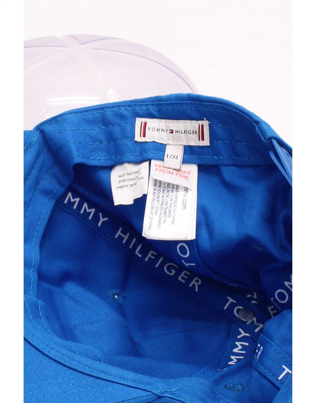 Tommy Hilfiger Boys Baseball Cap 10-11 Years L/XL Blue Cotton