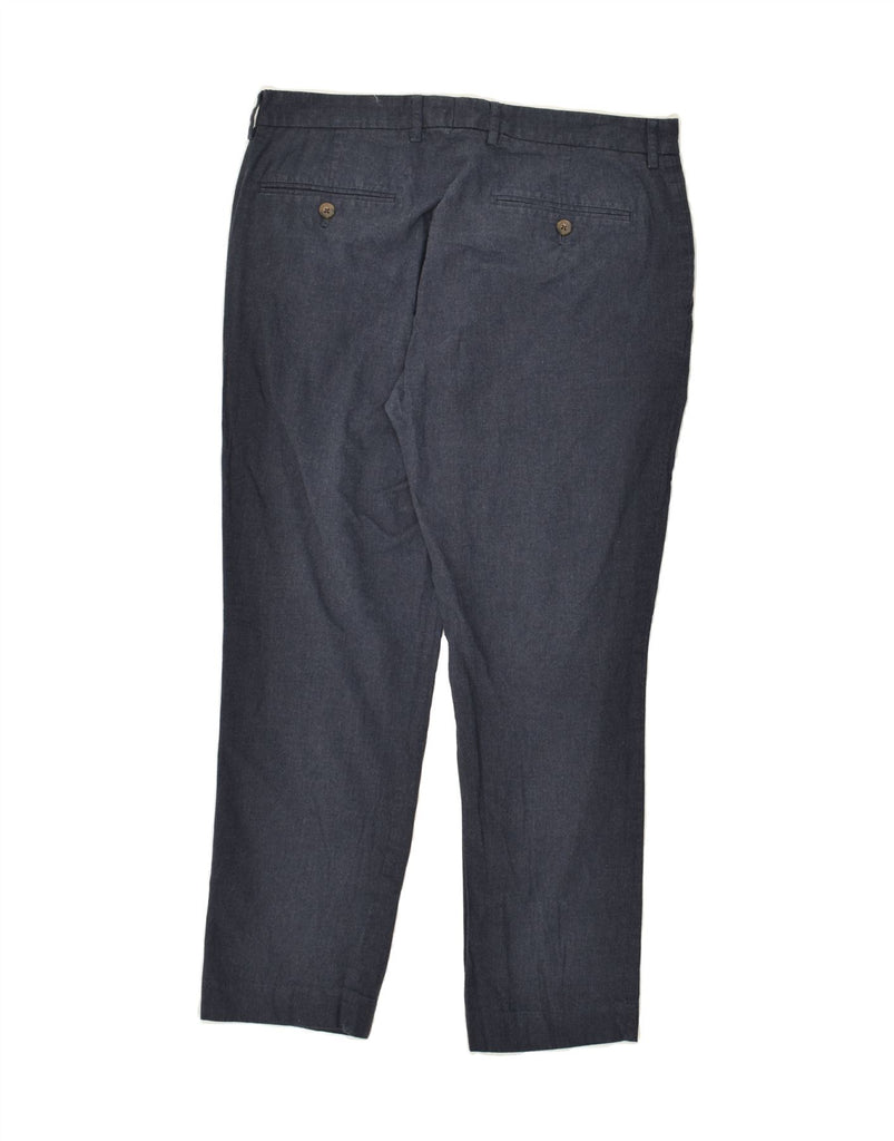 J. CREW Mens Thompson Tapered Chino Trousers W32 L28 Navy Blue Cotton | Vintage J. Crew | Thrift | Second-Hand J. Crew | Used Clothing | Messina Hembry 