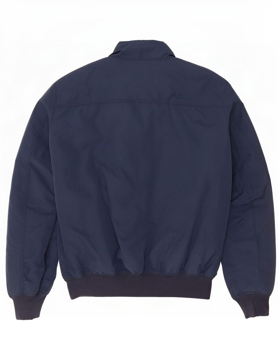 Napapijri Mens Geographic Bomber Jacket UK 40 Large Navy Blue Polyester