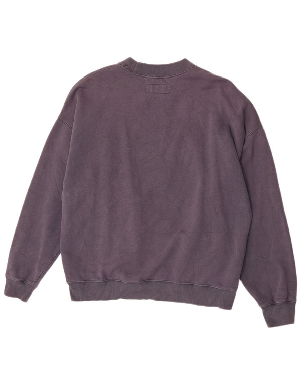 Abercrombie & Fitch Womens Hudson Graphic Sweatshirt Jumper Medium Purple