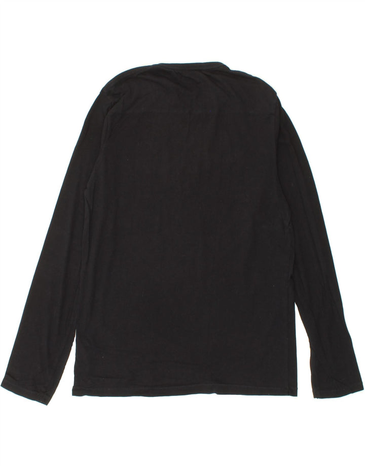 FRENCH CONNECTION Mens Top Long Sleeve Large Black Cotton Vintage French Connection and Second-Hand French Connection from Messina Hembry 