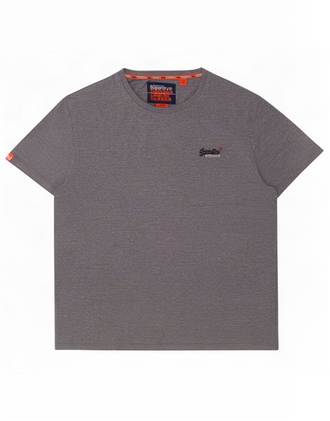 Superdry Mens T-Shirt Top Large Grey Cotton