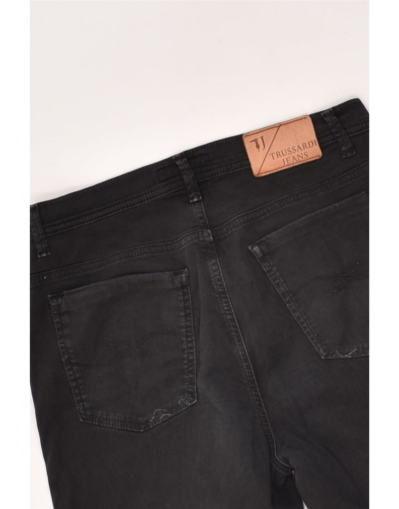 TRUSSARDI Womens Slim Jeans W32 L28 Black Cotton | Vintage Trussardi | Thrift | Second-Hand Trussardi | Used Clothing | Messina Hembry 