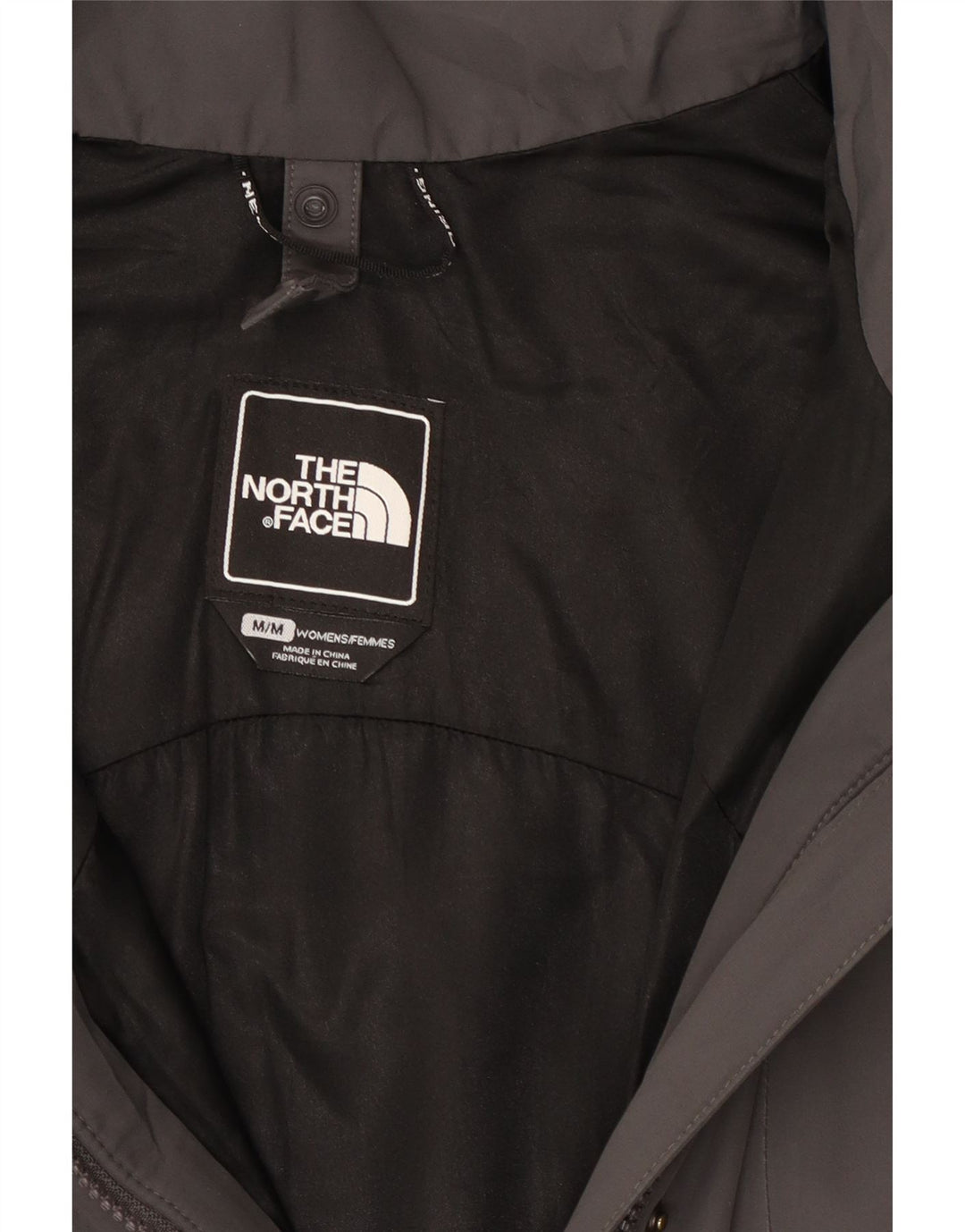 The North Face Womens Overcoat UK 14 Medium Grey Polyester