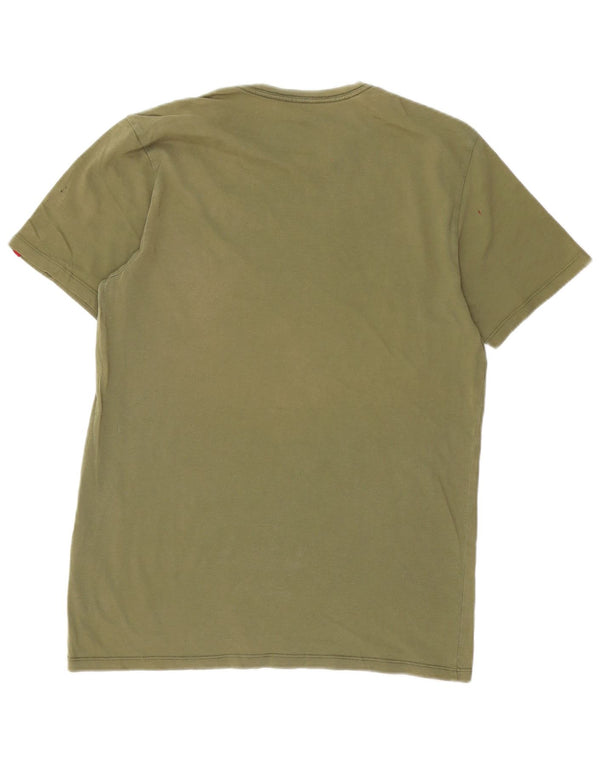 Levi's Mens T-Shirt Top Large Green Cotton