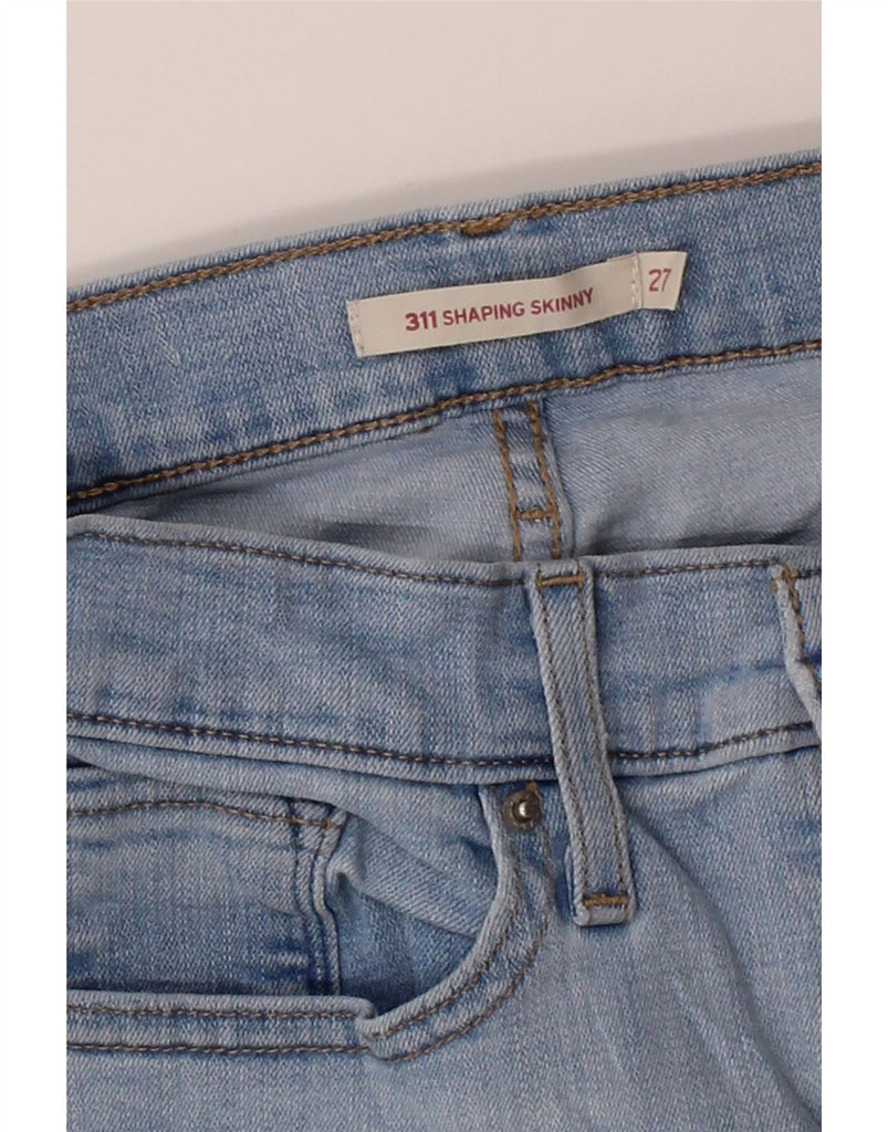 LEVI'S Womens 311 Shaping Skinny Jeans W27 L29 Blue Cotton Vintage Levi's and Second-Hand Levi's from Messina Hembry 