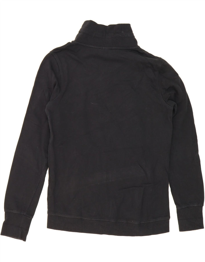 DIADORA Womens Tracksuit Top Jacket UK 14 Medium Black Cotton Vintage Diadora and Second-Hand Diadora from Messina Hembry 