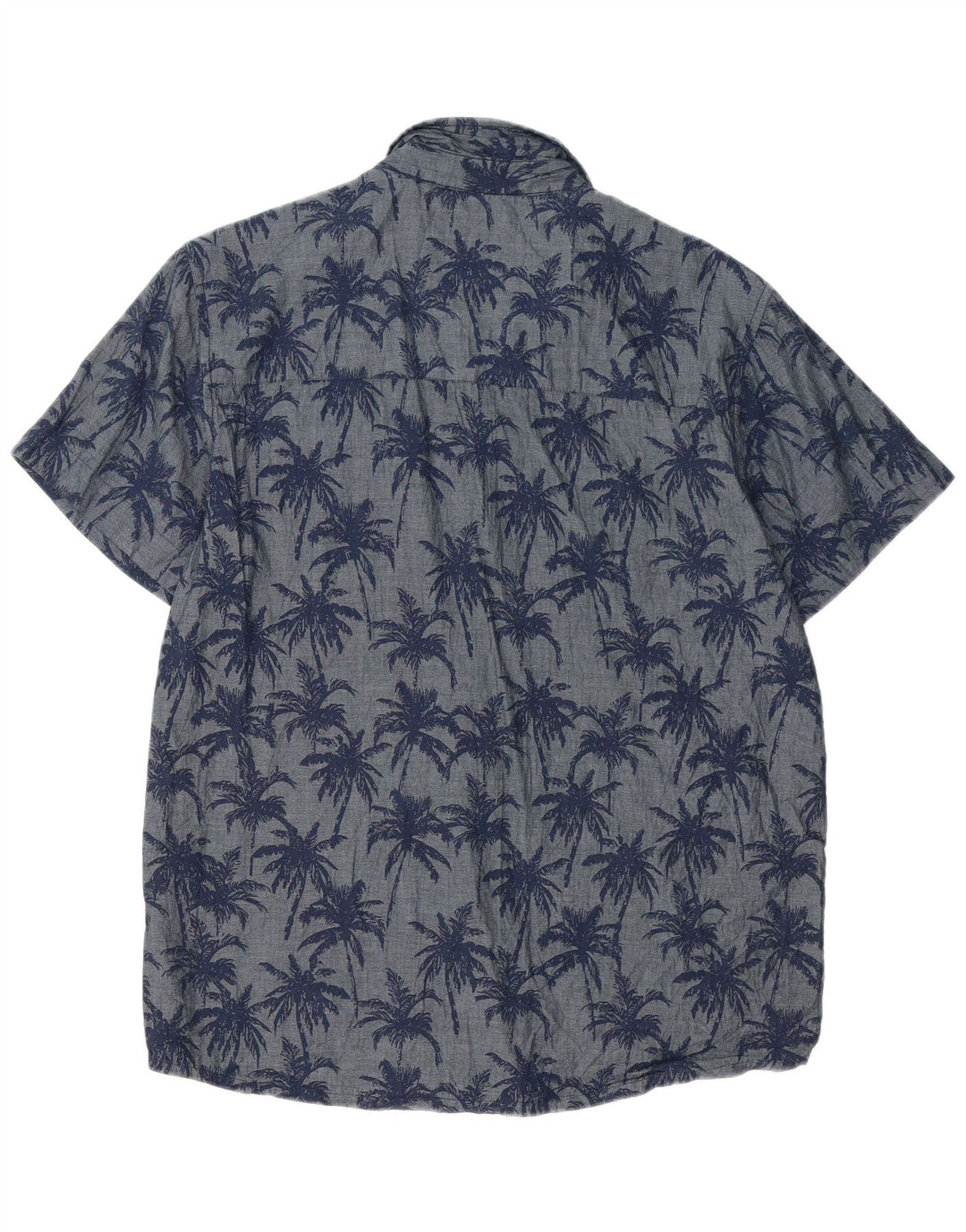 Mountain Warehouse Mens Short Sleeve Shirt Large Navy Blue Floral Hawaiian
