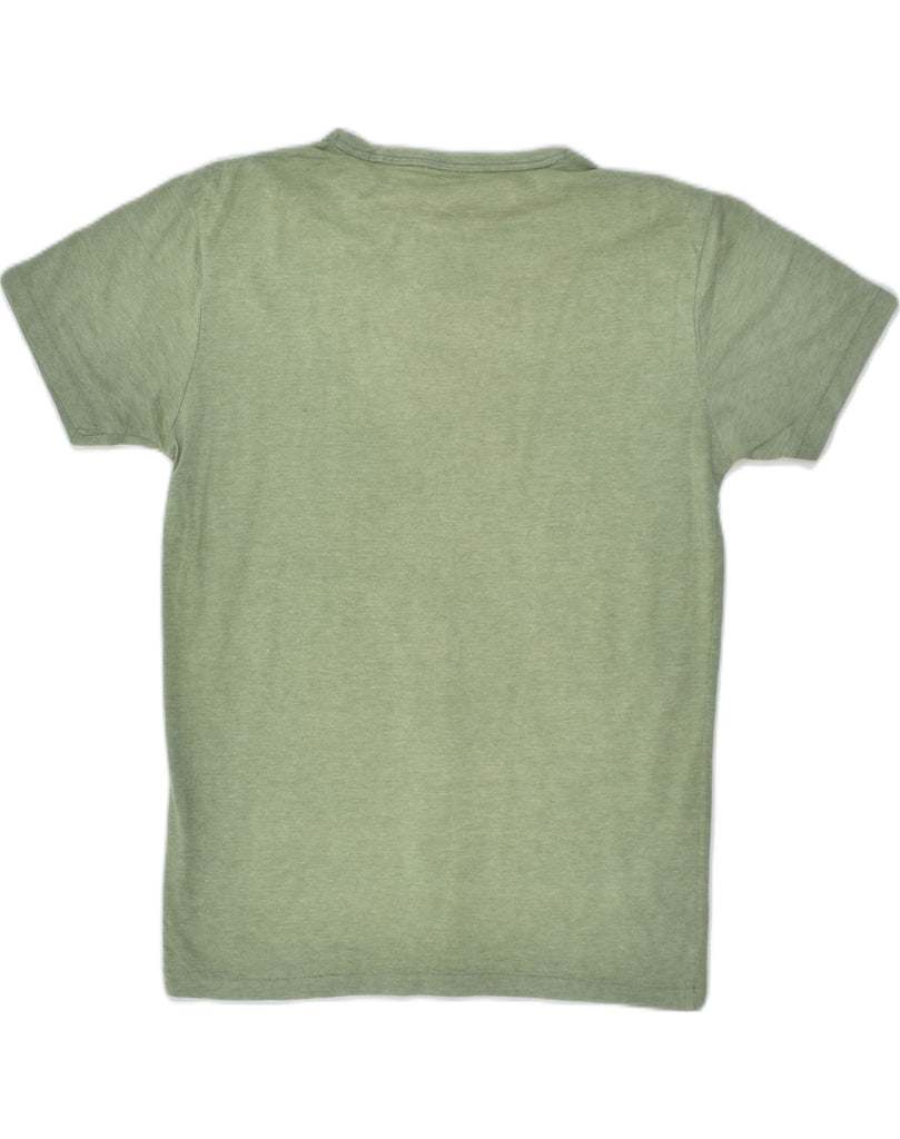 JACK & JONES Mens Graphic T-Shirt Top Medium Green Cotton | Vintage Jack & Jones | Thrift | Second-Hand Jack & Jones | Used Clothing | Messina Hembry 